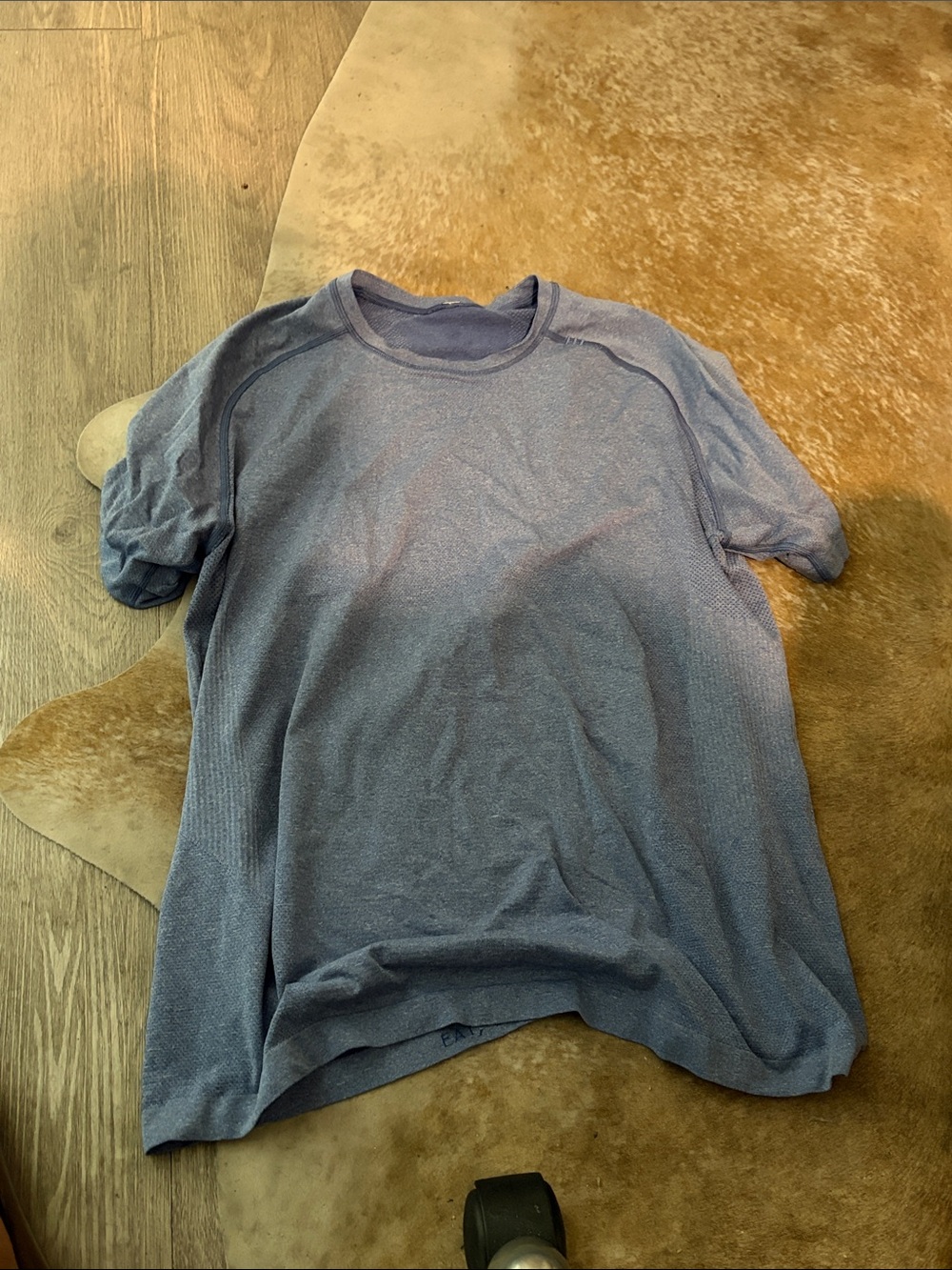 Light Blue Lululemon Short Sleeve Knit Tee